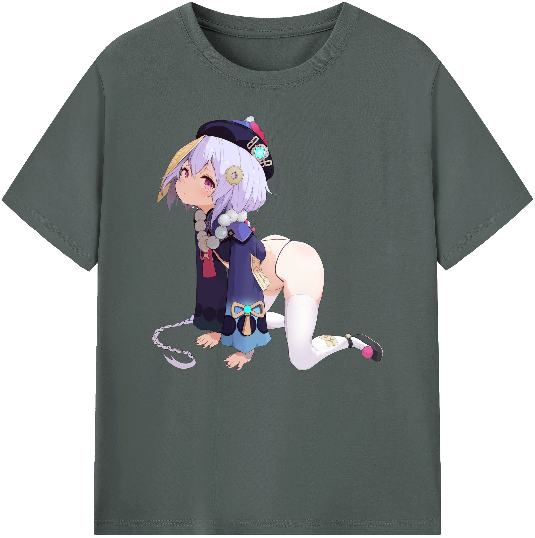 げんし神 七七 なな  genshin Nana 綿100％ メンズ半袖Tシャツ｜肌触りやわらか＆通気性